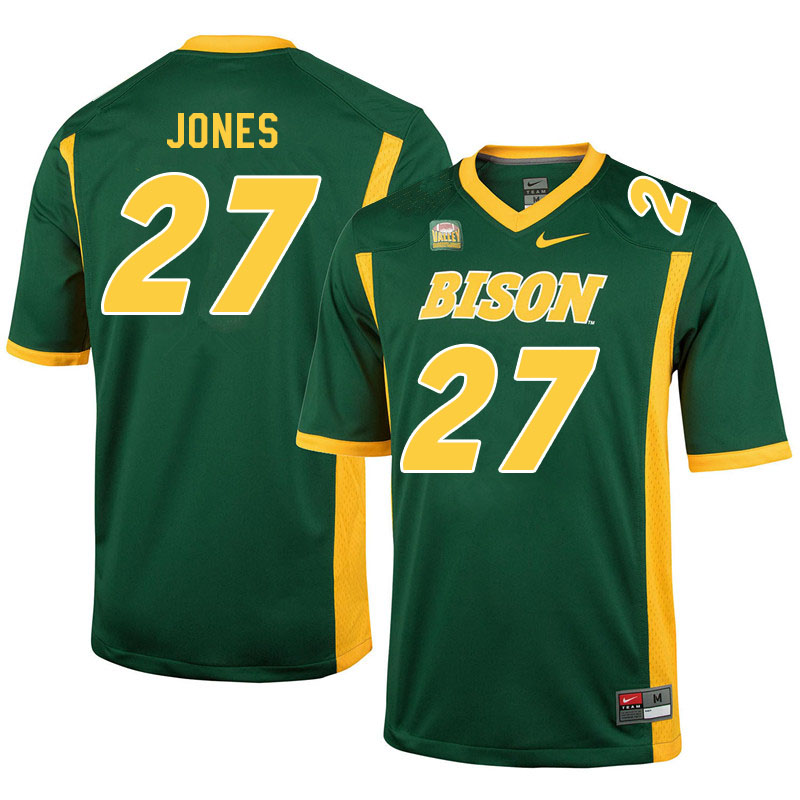 Men #27 Ryan Jones North Dakota State Bison College Football Jerseys Sale-Green